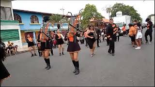 Desfile de Boyeros del pacífico 2024 Banda Ritmica de Puntarenas A L V [upl. by Angeli]