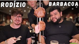 Só Carne Nobre  Rodízio Barbacoa com Gaba [upl. by Jew]