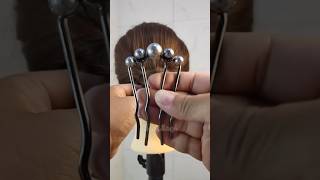 Stylish hair pins comb for easy hairstyles hairstyle shefav hairstylist hairtutorial hairpins [upl. by Eeimaj]