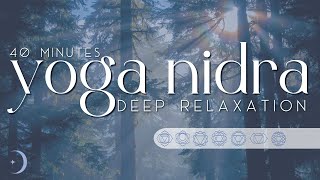 Restorative Yoga Nidra for Deep Sleep  40 Minutes  NSDR [upl. by Anemolif]