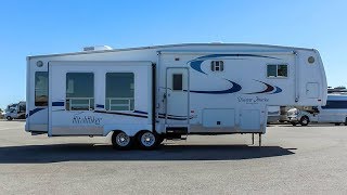 2004 NUWA HITCHHIKER DISCOVERY M31  5th Wheel  Transwest Truck Trailer RV Stock  5U170563 [upl. by Ennadroj]