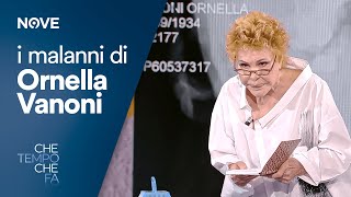 Che tempo che fa  I malanni di Ornella Vanoni e il suo esilarante Diario [upl. by Llehcim901]