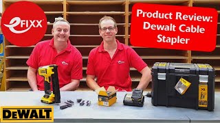 REVIEWED DeWalt DCN701 Electricians cable stapler for clipping twin and earth cables Romex [upl. by Kraus]