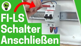 FI LS Schalter Anschließen ✅ TOP ANLEITUNG Wie FILSSchalter 2 Polig amp RCBO Richtig Verdrahten [upl. by Nueormahc63]