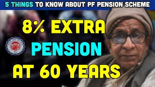 5 Important Points to Know About PF Pension Scheme in 2024 [upl. by Kcirej490]