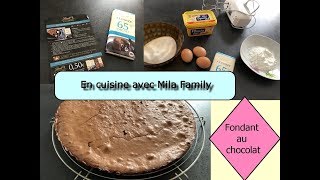 ❥Recette 02  Fondant au chocolat [upl. by Adest676]