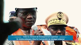 Dr Abdourahmane Diouf a effectué une visite à luniversité du Sénégal Oriental [upl. by Katalin]