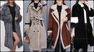 High Class Stylish And Trendy Designer Winter Outerwear Overcoat Ruffle Coat Collection 2020 [upl. by Fisch]