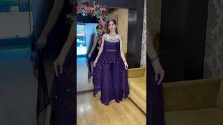 Beautiful indo western dress 👗 for wedding ❤️dress styling indiandesigners8835 [upl. by Garreth]