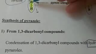 تحضير البيرازول Pyrazole Preparation [upl. by Hassett191]