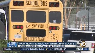 Mom fights school for wheelchair access [upl. by Kieryt39]