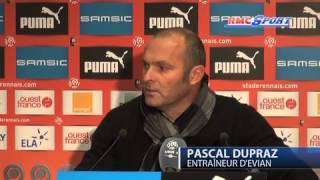 Les réactions de F Antonetti et P Dupraz après Rennes  Evian 241112 [upl. by Loren]