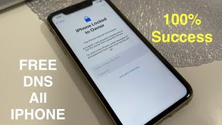 FREE DNS UNLOCK 2024 Remove icloud lock without owner Unlock Apple activation lock forgot password [upl. by Ewnihc621]