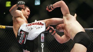 Gabriel Gonzaga Completes the Upset With Head Kick KO of Mirko Cro Cop  UFC 70 2007  On This Day [upl. by Atsirak]