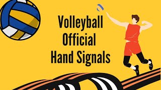 MAPEH 9  Volleyball Official Hand Signals [upl. by Castora]