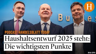 Ampel einigt sich auf Haushalt 2025 Wo wird gespart wo investiert [upl. by Ydnes]