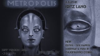 METROPOLIS  Fritz Lang  New Version  3 Hours  New English Intertitles amp Music Soundtrack 4K [upl. by Casi]