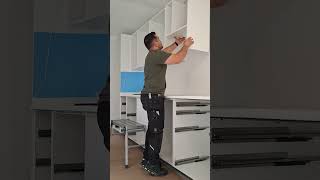 IKEA kitchen cabinets  Short 21 home kitchen diy [upl. by Ahtebat998]