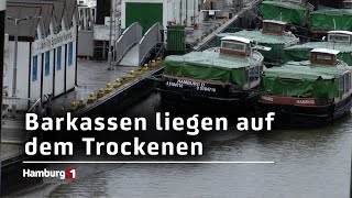 Zu wenig Wasser in der Elbe Schiffsverkehr eingeschränkt [upl. by Tinaret]