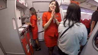 AIRASIA  FLIGHT REVIEW QZ7628 SURABAYA TO DENPASAR BALI [upl. by Hennebery]