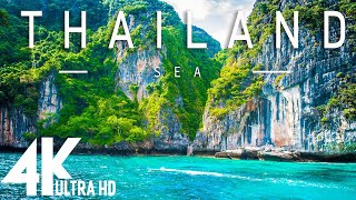 FLYING OVER THAILAND 4K UHD  Relaxing Music Along With Beautiful Nature Videos4K Video Ultra HD [upl. by Houston]