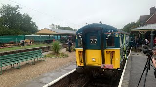 A ride on board 4 Vep Class 423417 from Sharpthorne tunnel to Kingscote [upl. by Olivia]