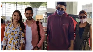 Sidharth ShuklaShehnaz Gill amp Rochelle RaoKeith Sequeira at the Airport as they headed to Goa [upl. by Chavaree525]