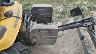 The Perfect Brinly Box Scraper Blade setup for a Garden Tractor [upl. by Edivad]