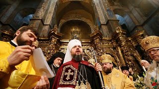 Ukrainian Orthodox Church inaugurates first leader [upl. by Damha]