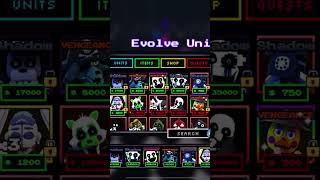 Evolving Valkyrie Chica Glitch puppet and Outlaw Freddy In five night tower defense fntd [upl. by Leruj830]