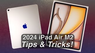 How to use 2024 iPad Air M2  TipsTricks [upl. by Aznecniv]