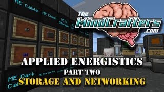 Tutorial  Applied Energistics  Part 2  Storage and Networking [upl. by Suhsoj]