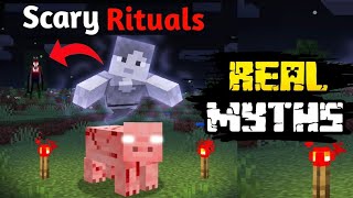 Trying Minecraft Scary Rituals That are Real [upl. by Sheena]