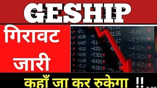 GESHIP Share Analysis amp Next Target [upl. by Vaish]