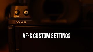 Fujifilm XH2 Auto Focus Settings also applies to XT5 XT4 XS10 with film color settings bonus [upl. by Enohsal528]