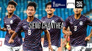 AFF U23 Championship 2022  Sieng Chanthea goals skills dribbles and highlights [upl. by Imik980]