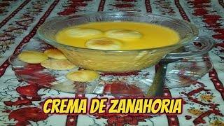 COMO PREPARAR CREMA DE ZANAHORIA RECETA FACIL [upl. by Melia]