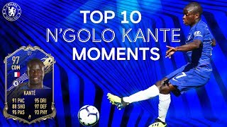 NGolo Kante  Top 10 Chelsea Moments  Best Passes Tackles amp Goals Compilation  Chelsea FC [upl. by Keely]