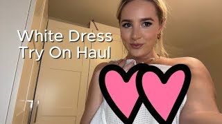 Lovely White Dress Try On Haul With Jade [upl. by Meaghan]