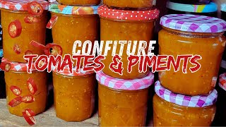 CONFITURE À LA TOMATE ET AU PIMENT [upl. by Kilian]