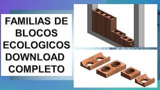 Blocos ecologicos familias revit [upl. by Margret222]