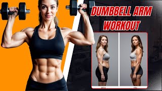 Dumbbell Arm Workout for Busy Women At Home  WorkoutPlay fitness dumbbellworkout [upl. by Ocsicnarf]