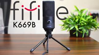 FIFINE K669B Condenser Microphone  Unboxing amp Review [upl. by Aivan]