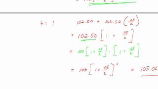 Compound Interest SemiAnnually Introduction [upl. by Laemaj689]