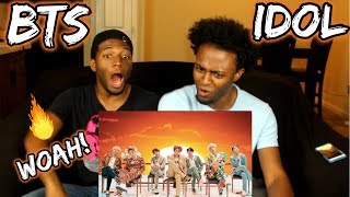 BTS 방탄소년단 IDOL Official MV REACTION [upl. by Phira521]