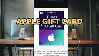 How to get free Apple gift card codes 100 free easy 😍 [upl. by Yule]