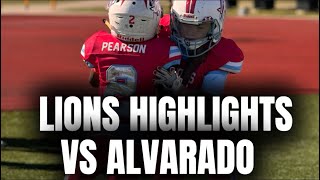 Castleberry Lions Highlights vs Alvarado [upl. by Llebanna]