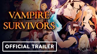 Vampire Survivors Ode to Castlevania DLC  Official Launch Trailer [upl. by Kotto]