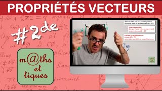 Utiliser des propriétés sur les vecteurs  Seconde [upl. by Oecam]