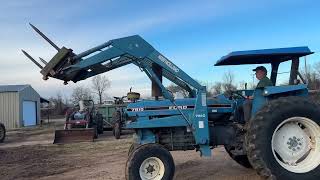 Lot 311  Ford 7810 Series S diesel tractor with 7210 loader [upl. by Tabbatha]